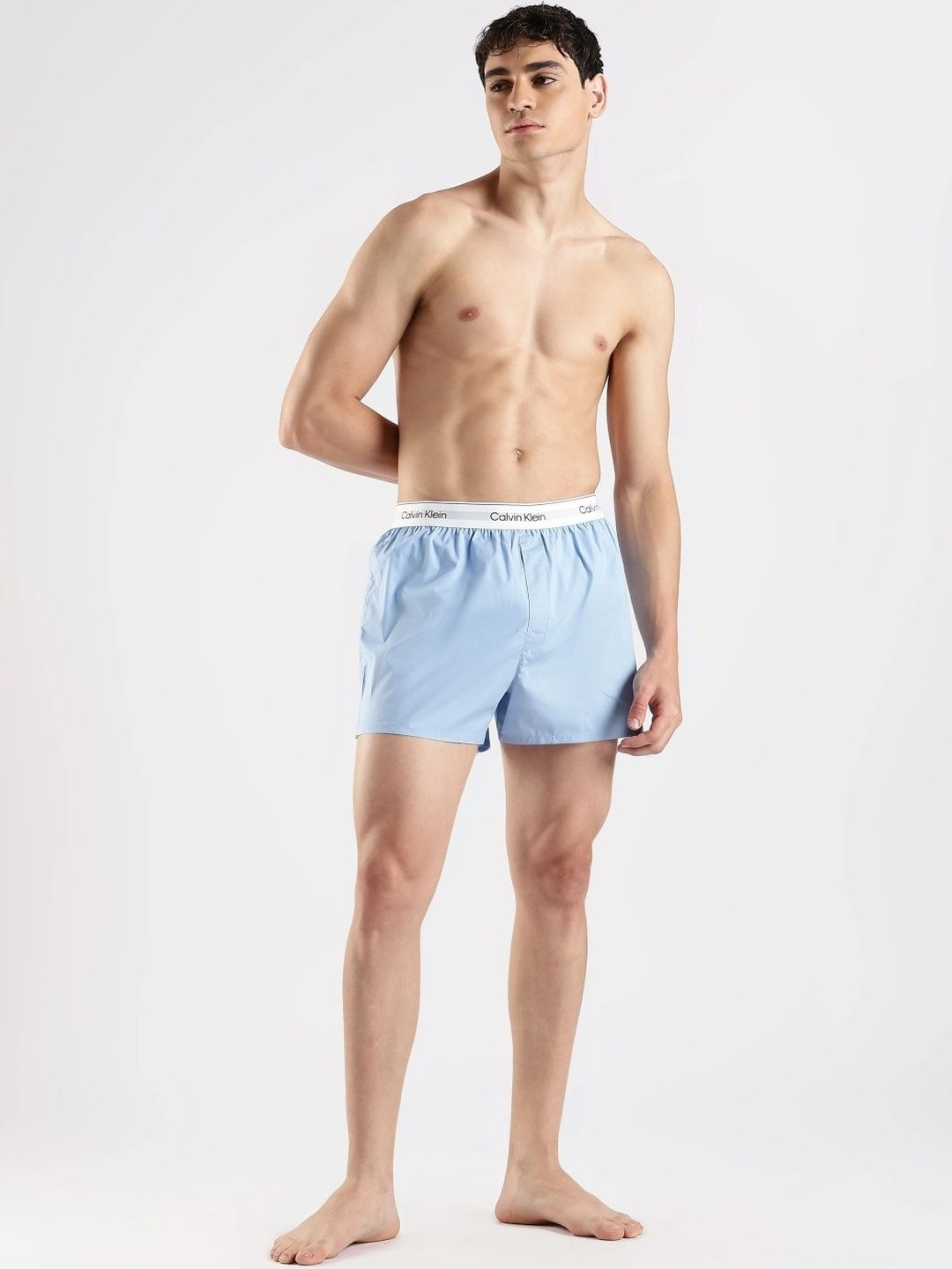 Calvin Klein Underwear Men Pack Of 3 Striped Mid Rise Boxers