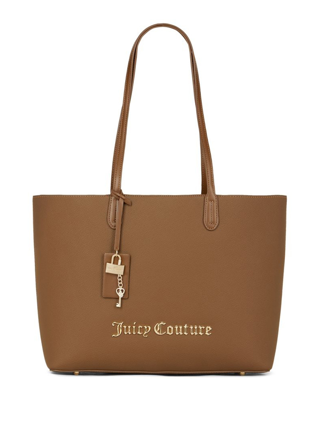 Juicy Couture Lock & Key Women Solid Structured Zip Detail Shoulder Bag