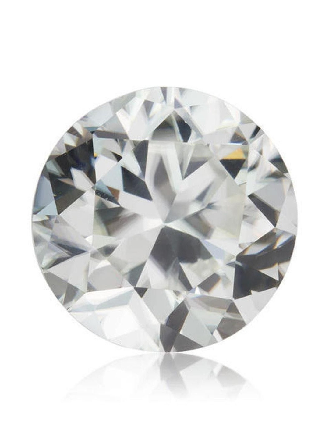 RAVIOUR LIFESTYLE Circular White zircon6.50 ratti gem stone Pendants