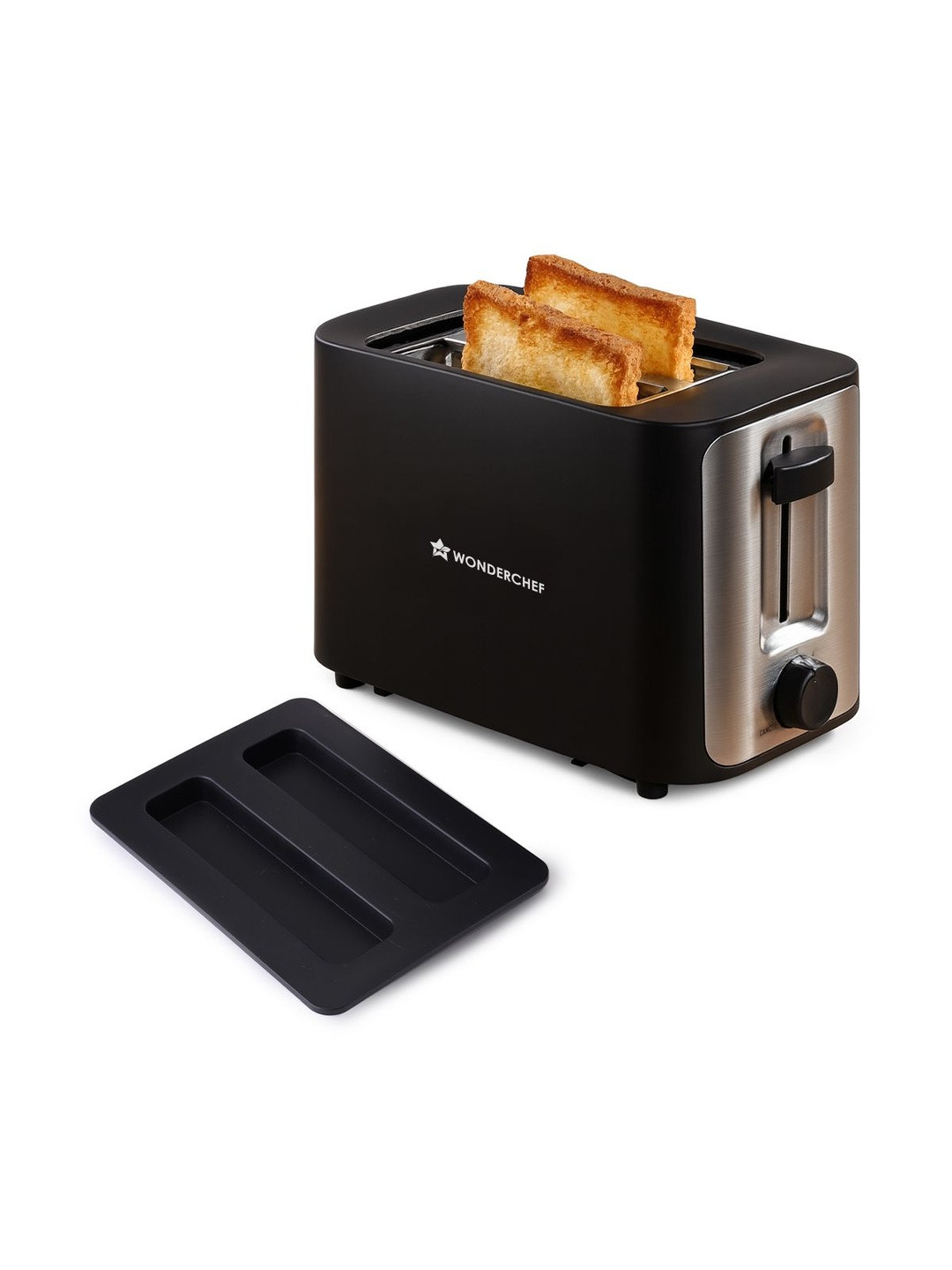 Wonderchef Roma Black 2-Slice Pop-up Toaster