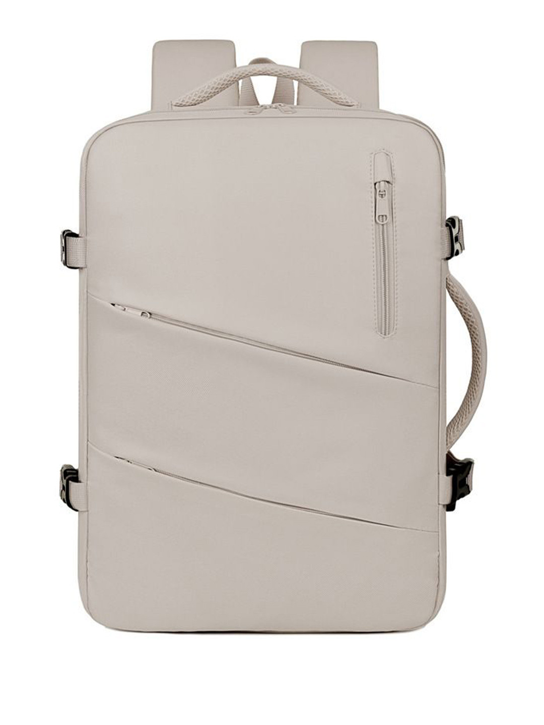 Mast & Harbour Men Padded Zip Pocket Backpack with USB Charging Port