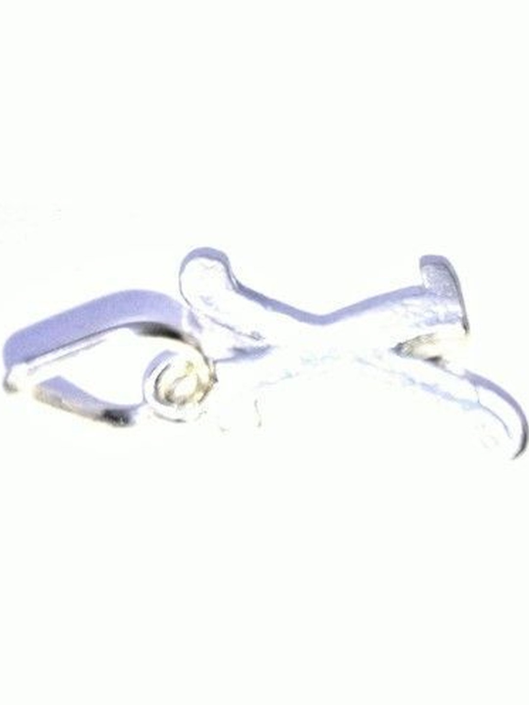 RAVIOUR LIFESTYLE Unisex Silver-Plated 'X' Letter Pendants