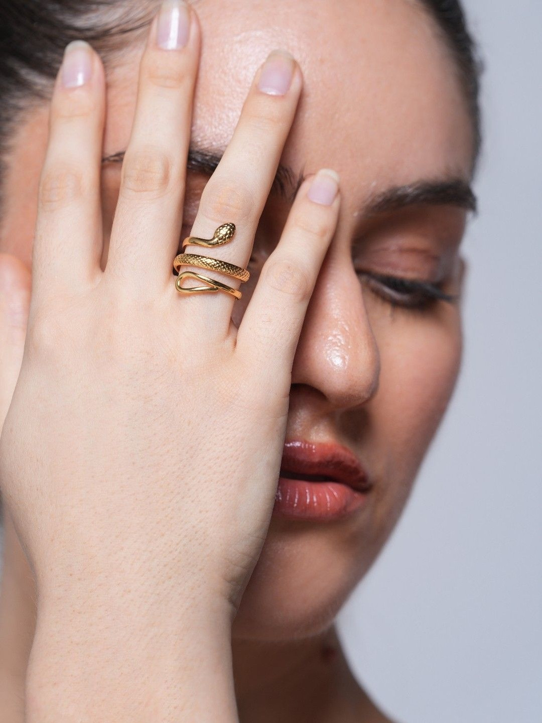 CAO Jewellery Snake Shaped Finger Ring