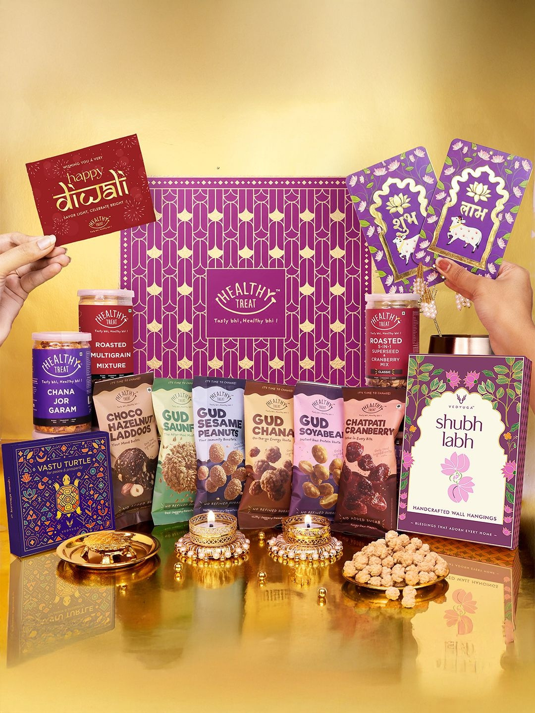 Healthy Treat Set Of 14 Assorted Gifts-1300g