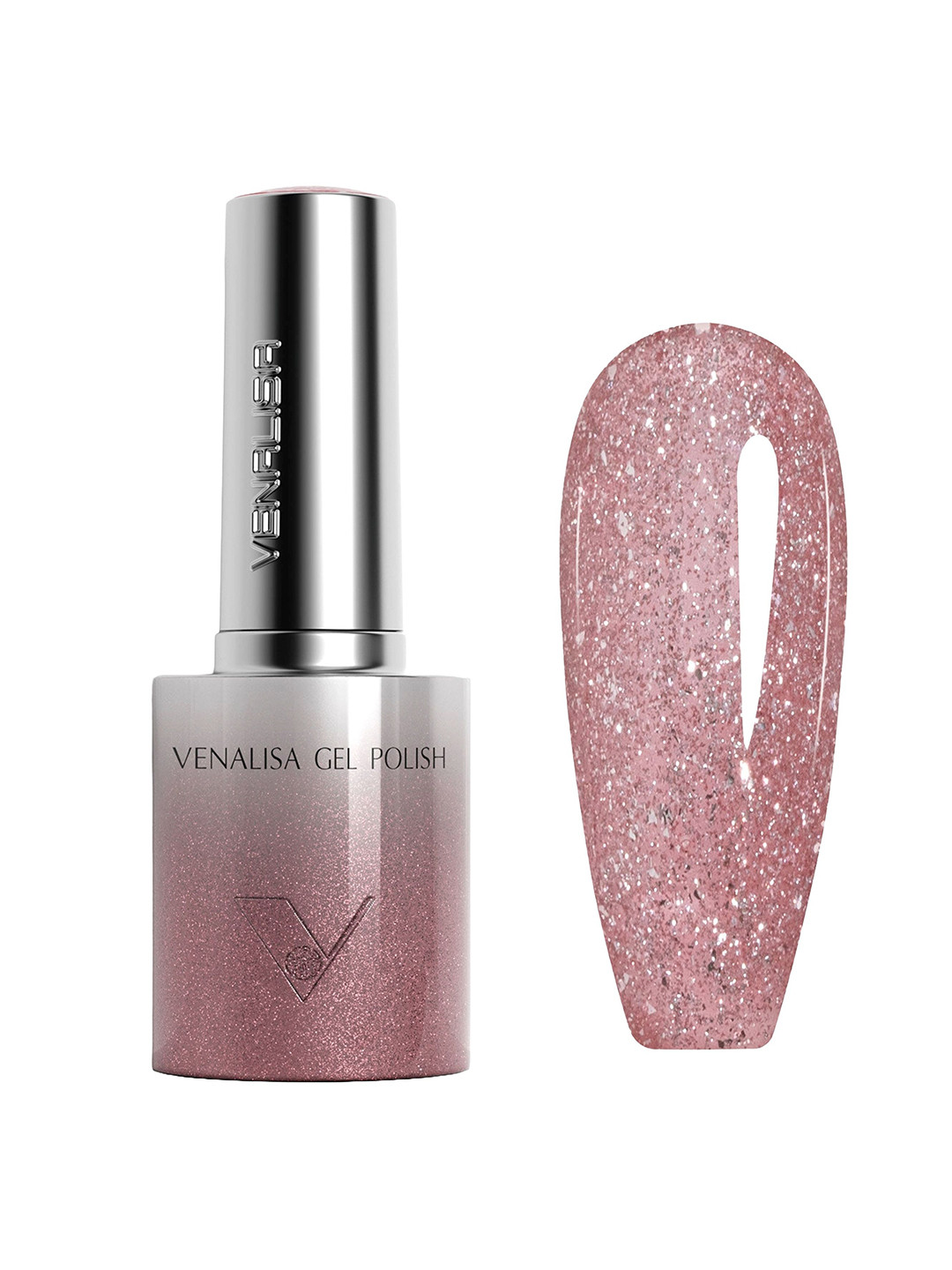 VENALISA Women Hema TPO Free Glitter Gel Nail Polish - 10 ml - Shade 5608