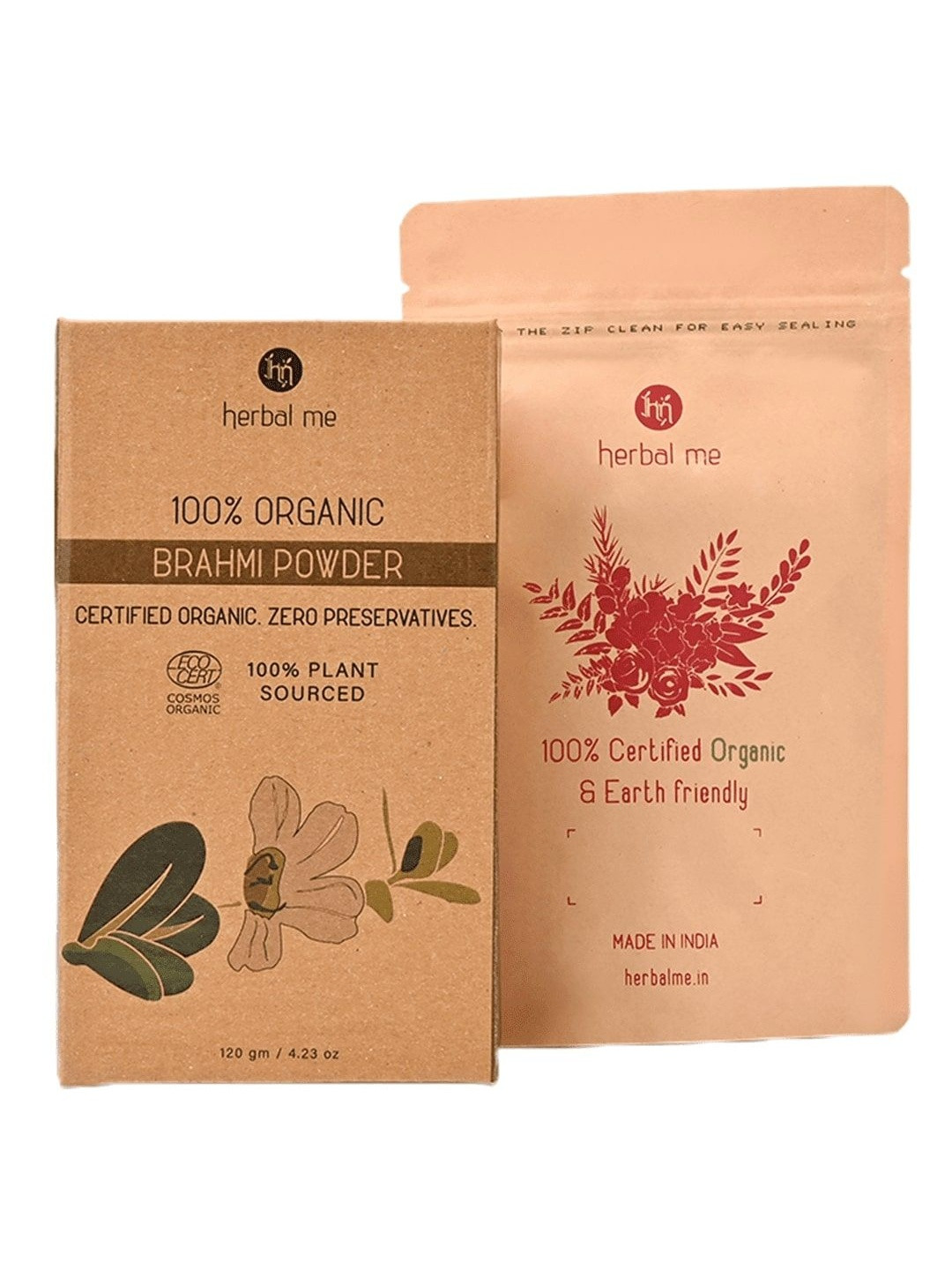 HERBAL ME Women Organic Brahmi Powder Hair Mask- 120 g