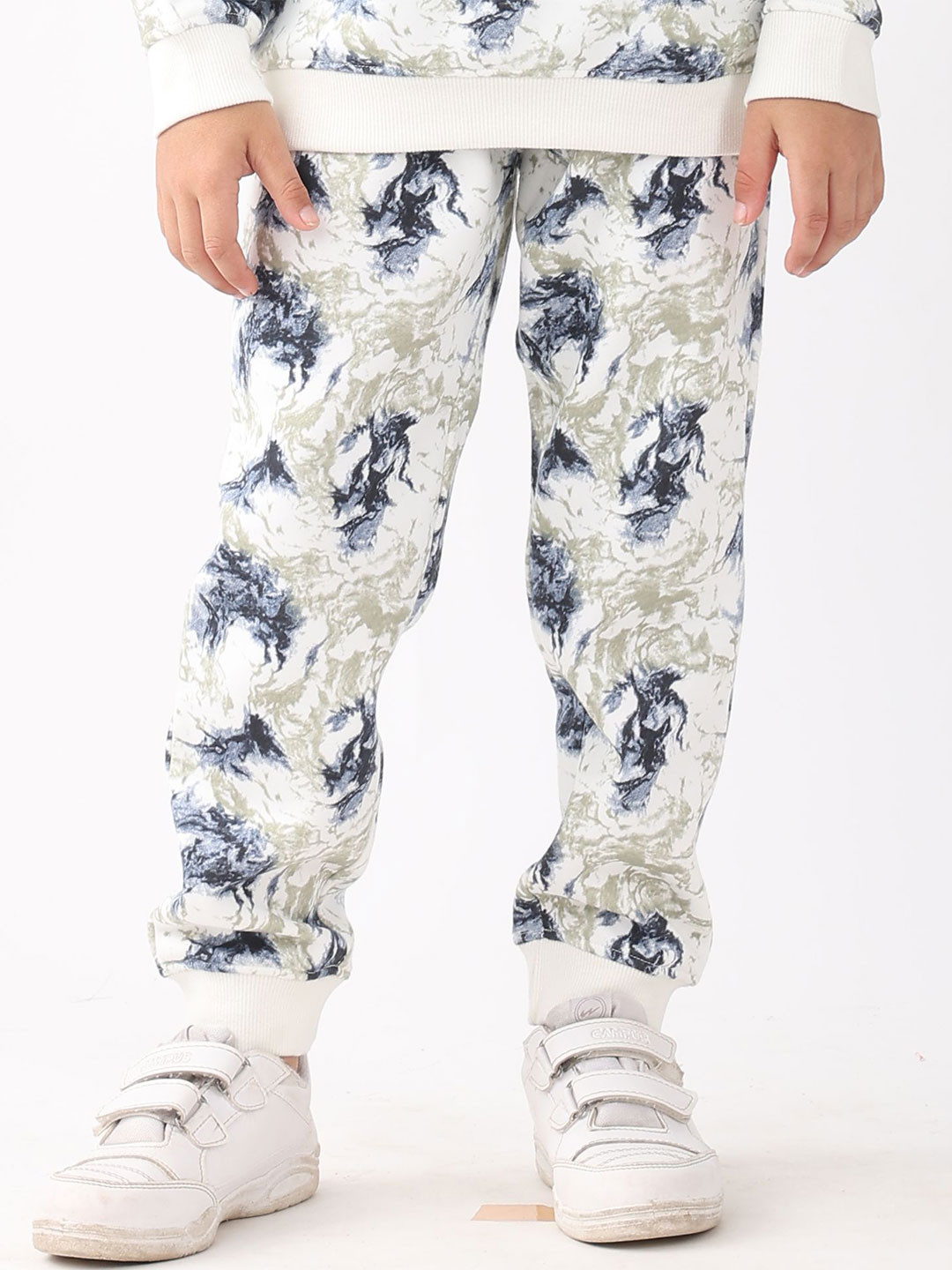 Anthrilo FW 25 Boys Abstract Printed Fleece Joggers