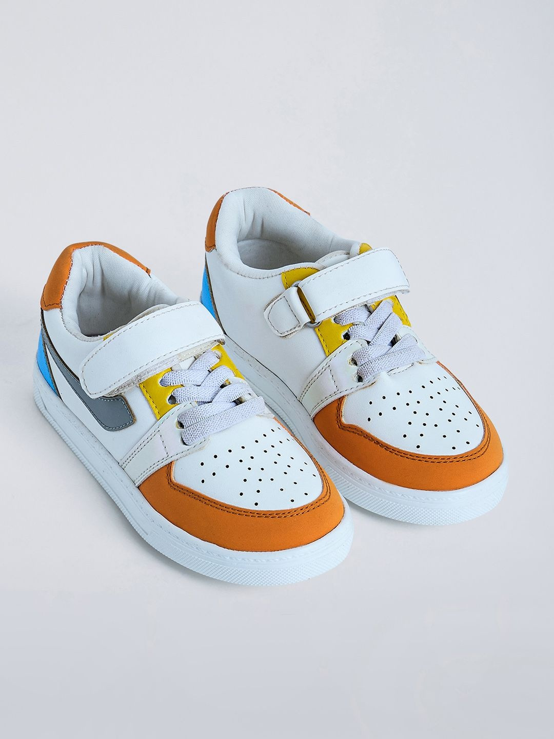 Hopscotch Colourblock Velcro Closure Sneakers