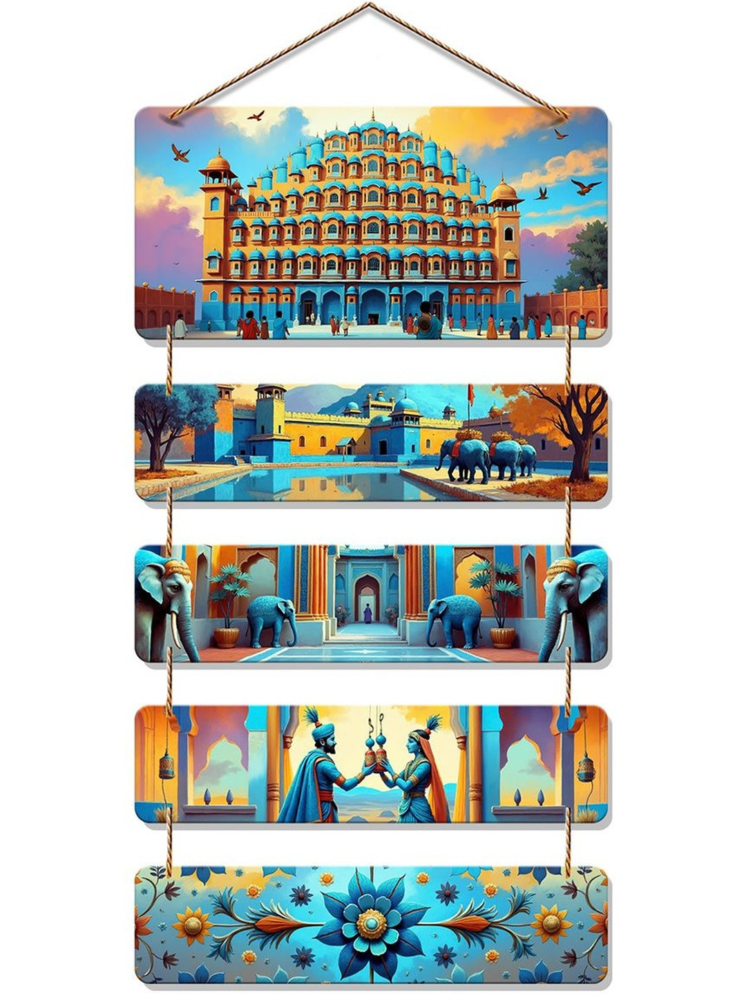 ArtVibes Royal Palace & Heritage Wooden Wall Hangings