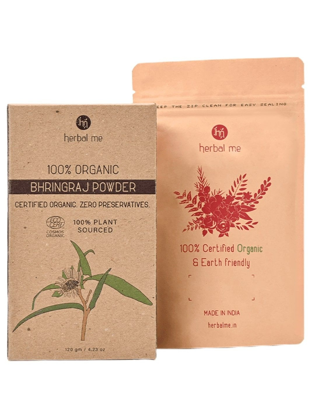 HERBAL ME Women Organic Bhringraj Powder Hair Mask- 120 g