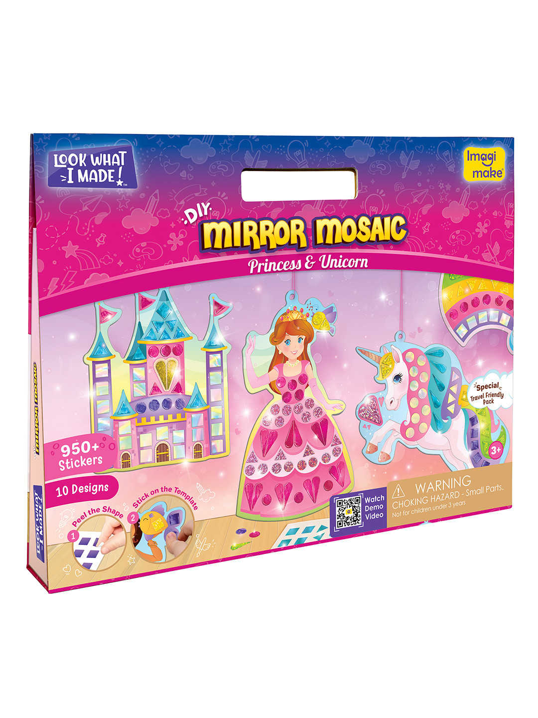 Imagimake Girls Look What I Made Mirror Mosaic Toy