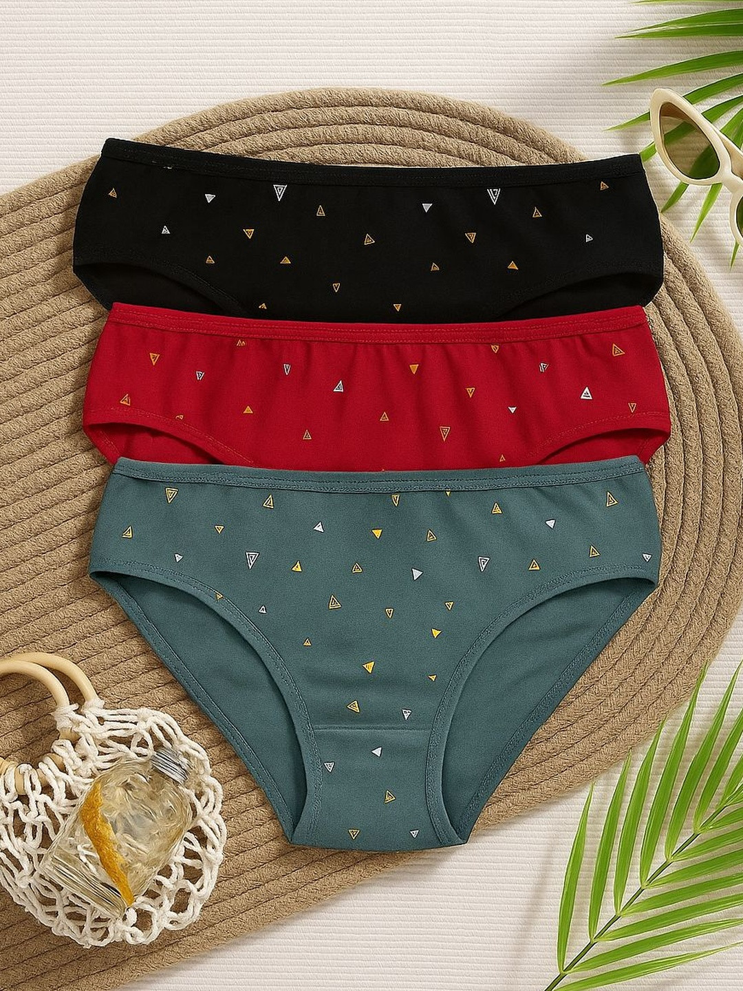 FiveFlags Women Pack Of 3 Hipster Briefs