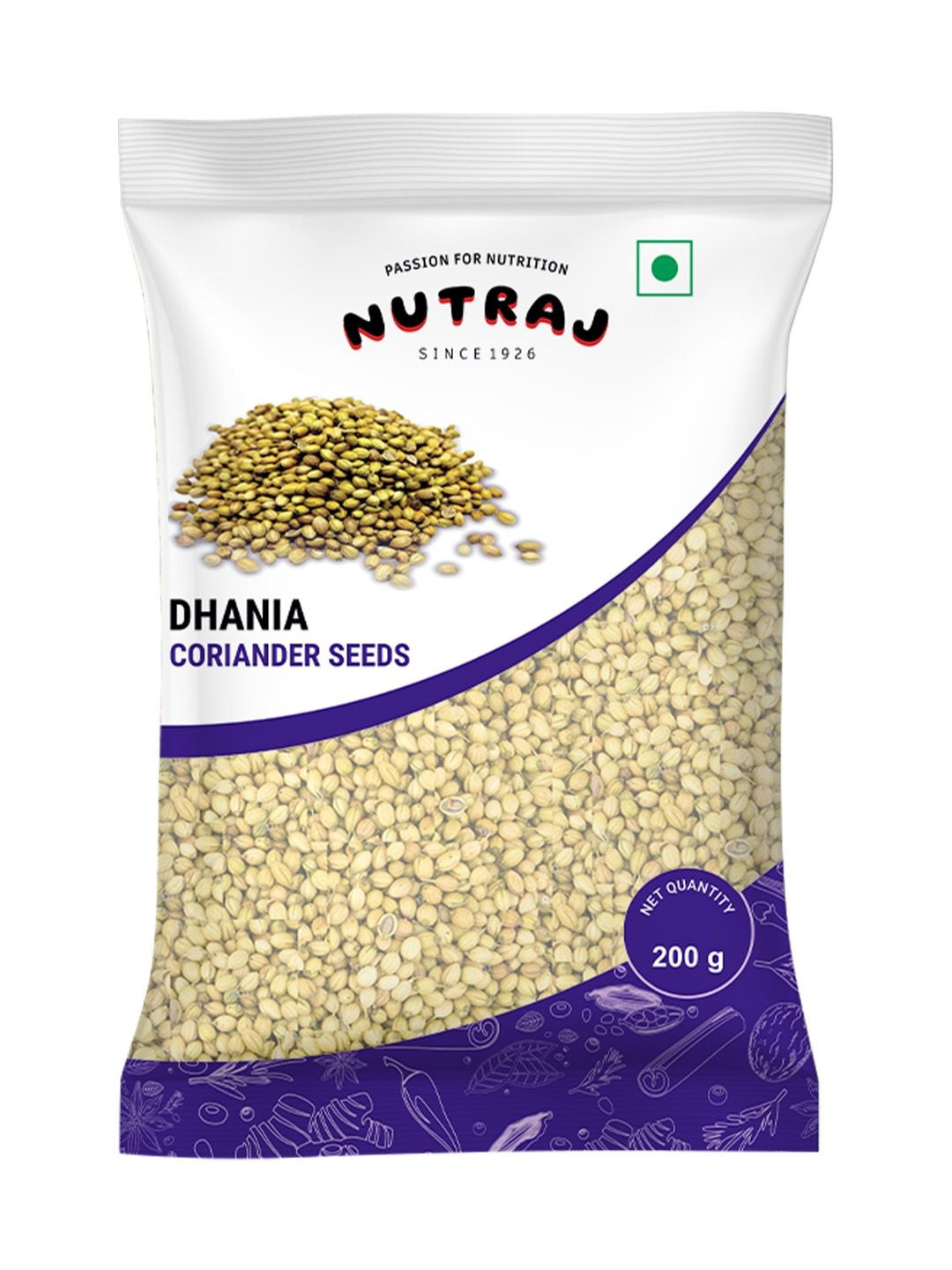 Nutraj Coriander Seeds Dhania 200g