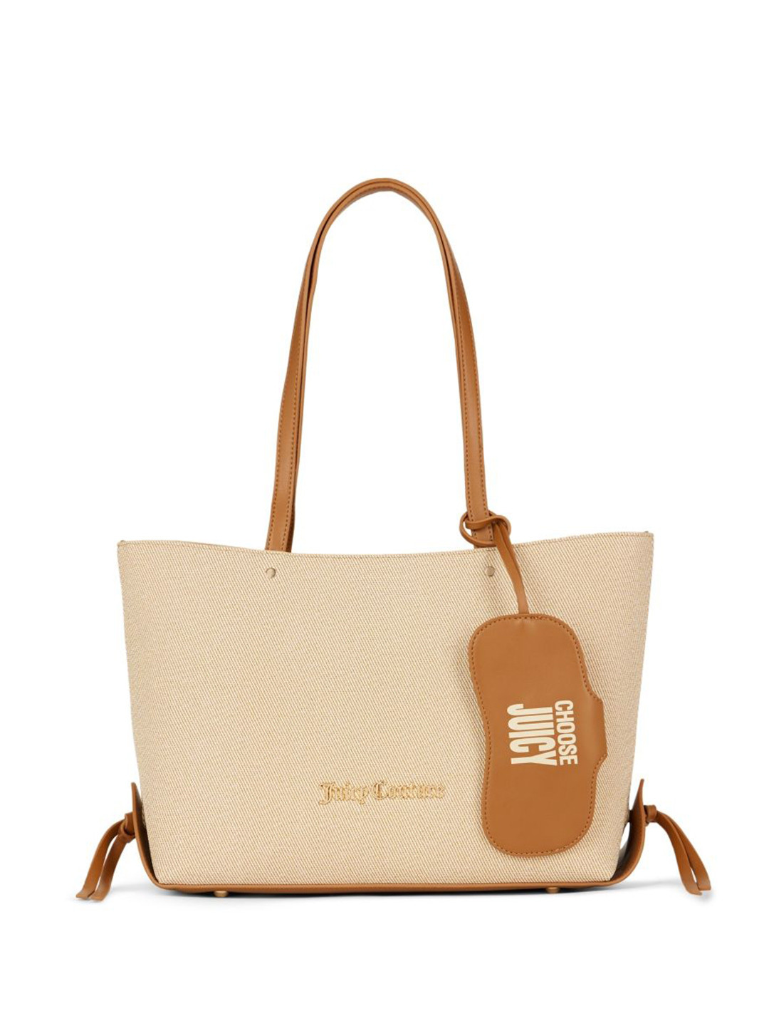 Juicy Couture Trinity Talk Women Textured Structured Tasselled Shoulder Bag