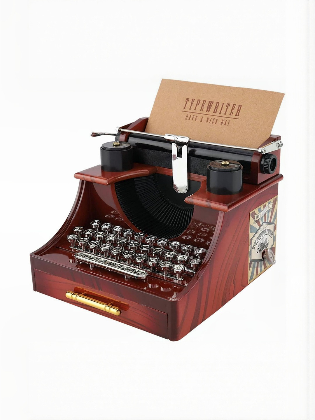 AUGEN Brown Curio Showpiece