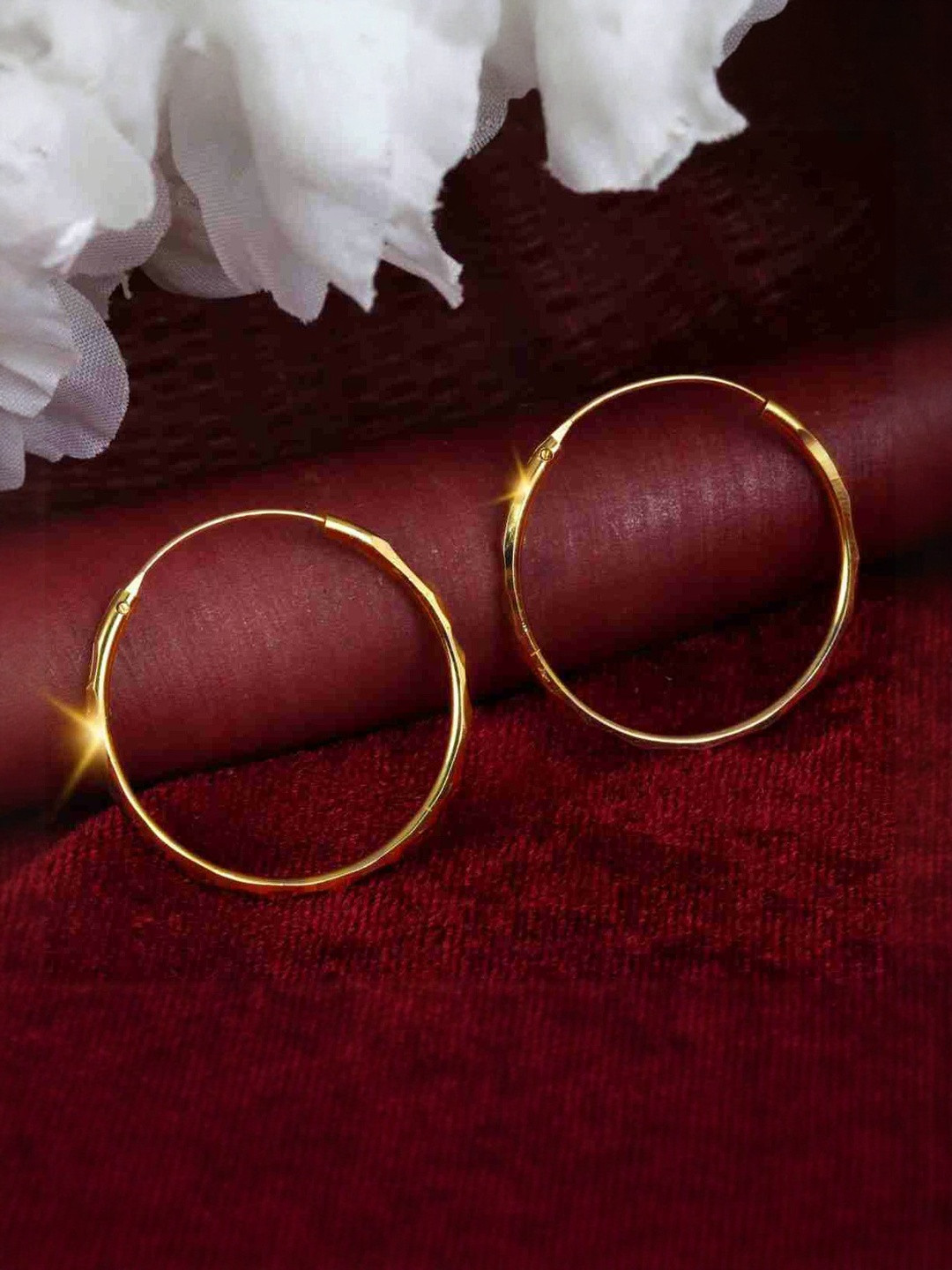 Crazy Queens Women Circular Hoop Earrings