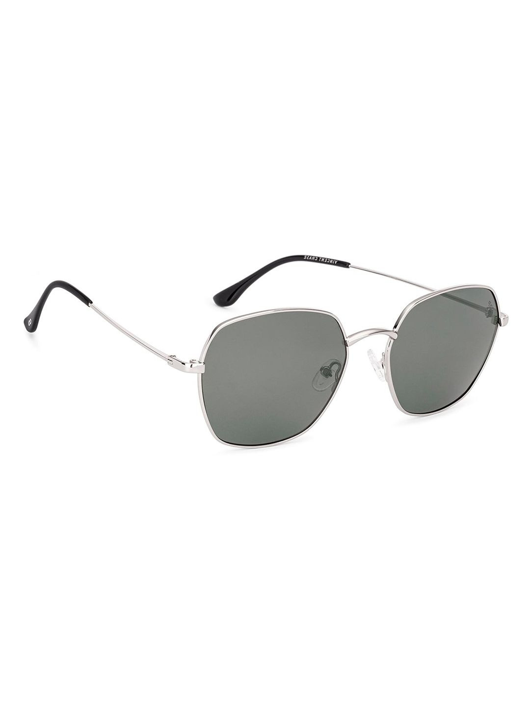 Vincent Chase Unisex Silver-Toned Other Sunglasses With Polarised and UV Protected Lens