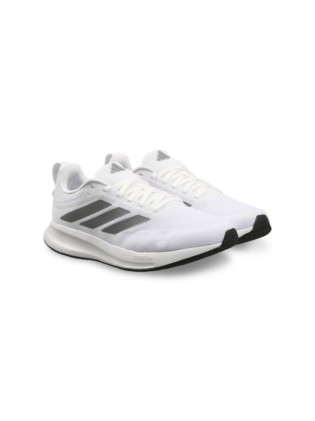ADIDAS Men Woven Design Round-Toe Runblaze Running Shoes with Striped Detail