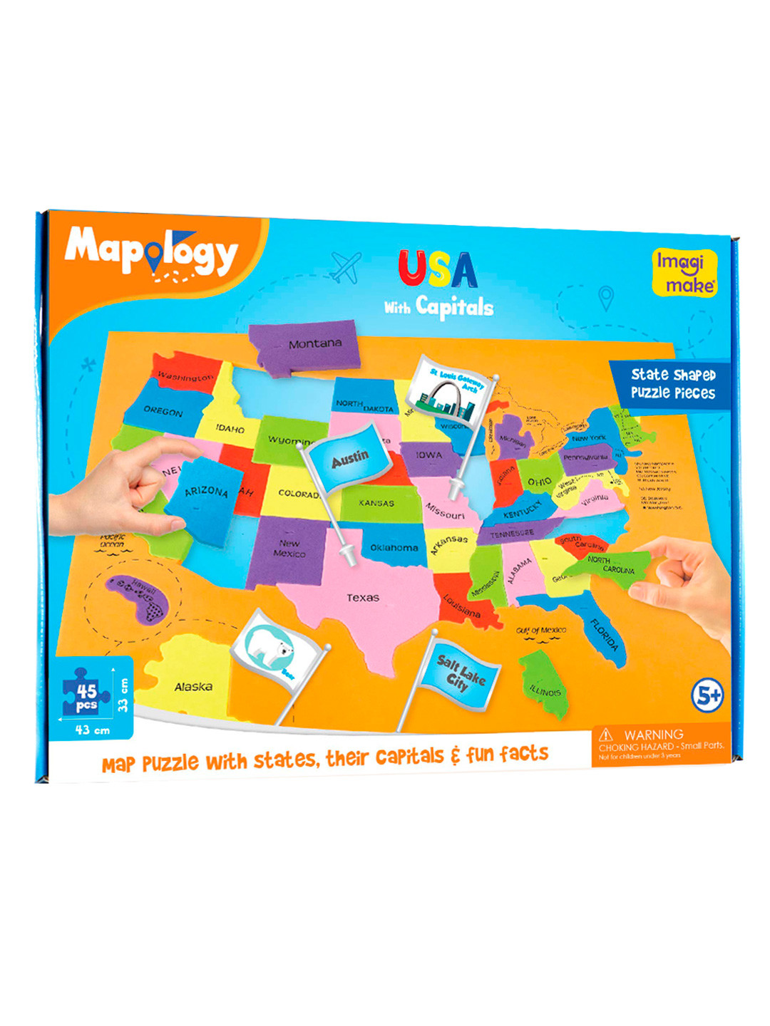 Imagimake USA With Capitals Skill Learning & Development Toys