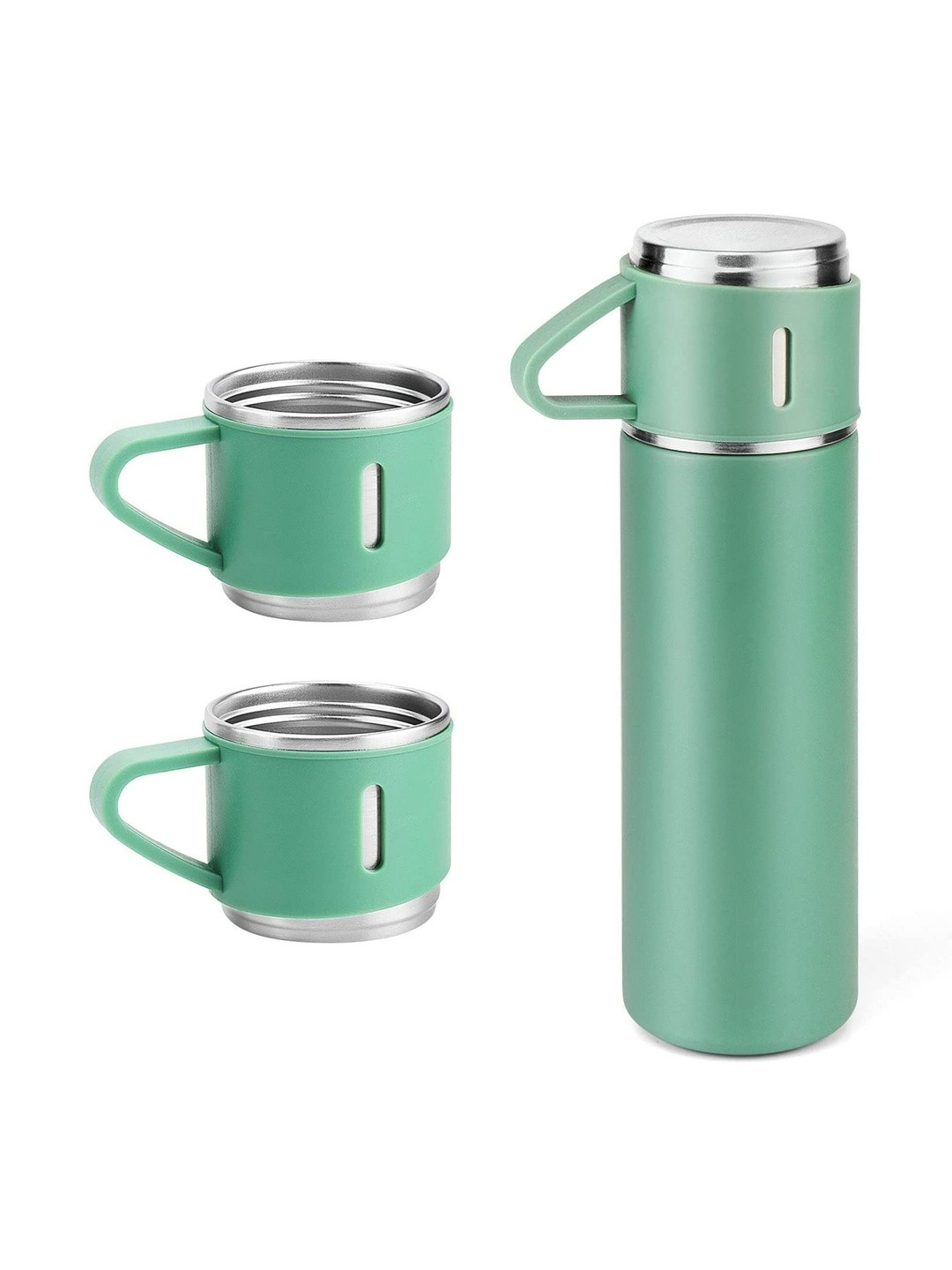 Style Homez Green Stainless Steel Solid Double Wall Vacuum Water Bottle- 500ml