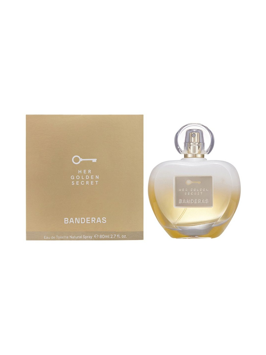 BANDERAS Women Her Golden Secret Long Lasting Eau De Toilette- 80 ml Perfume