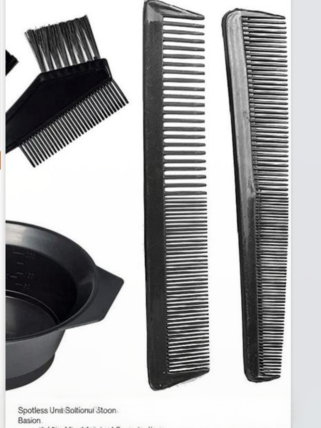 BEAUTRICBENATURALBEYOU Set Of 4 Long Lasting Hair Colour Comb Brush With Bowl