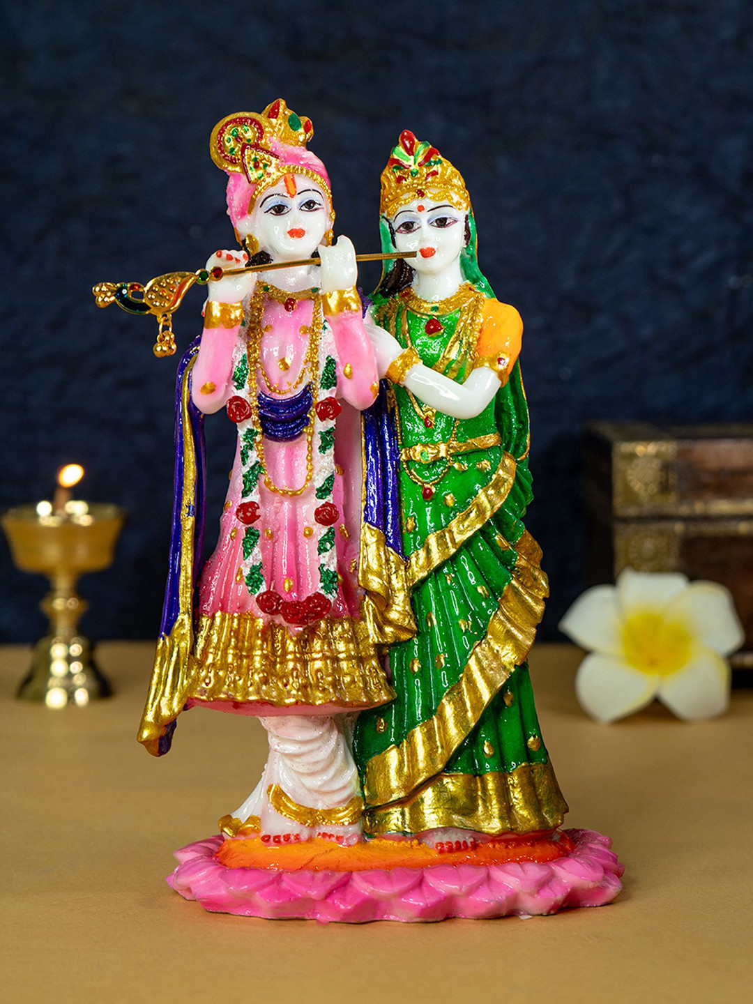 Ekhasa Radha Krishna Idol Home Decor