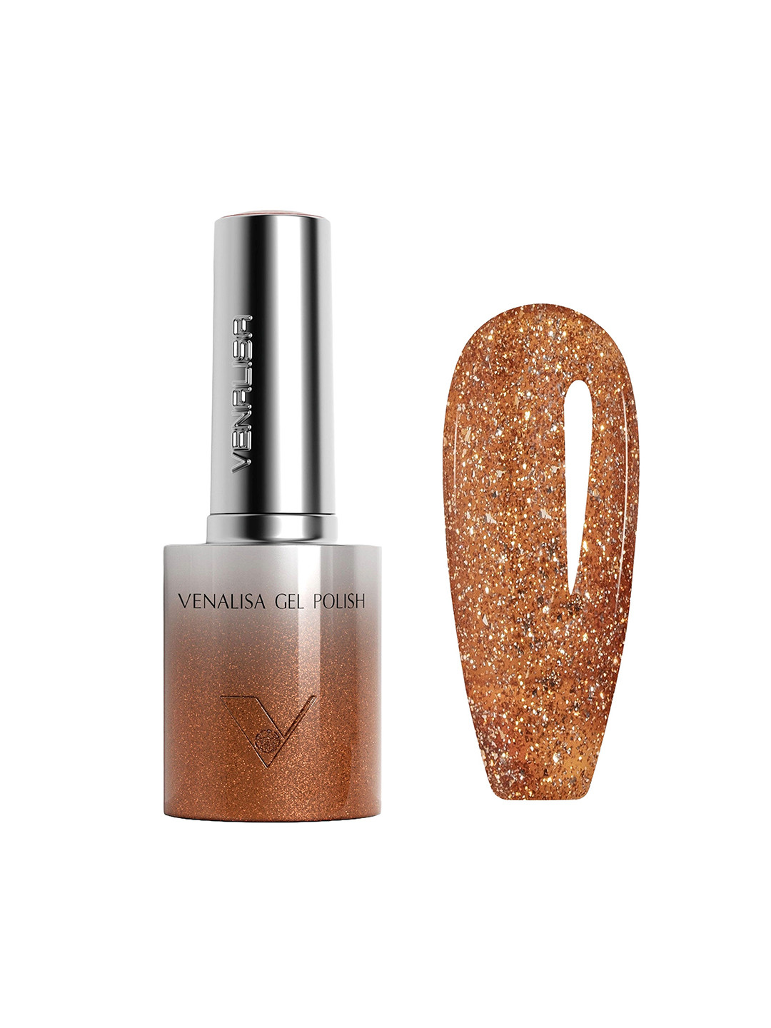 VENALISA Hema TPO Free Glitter Gel Nail Polish - 10 ml - Shade 5605