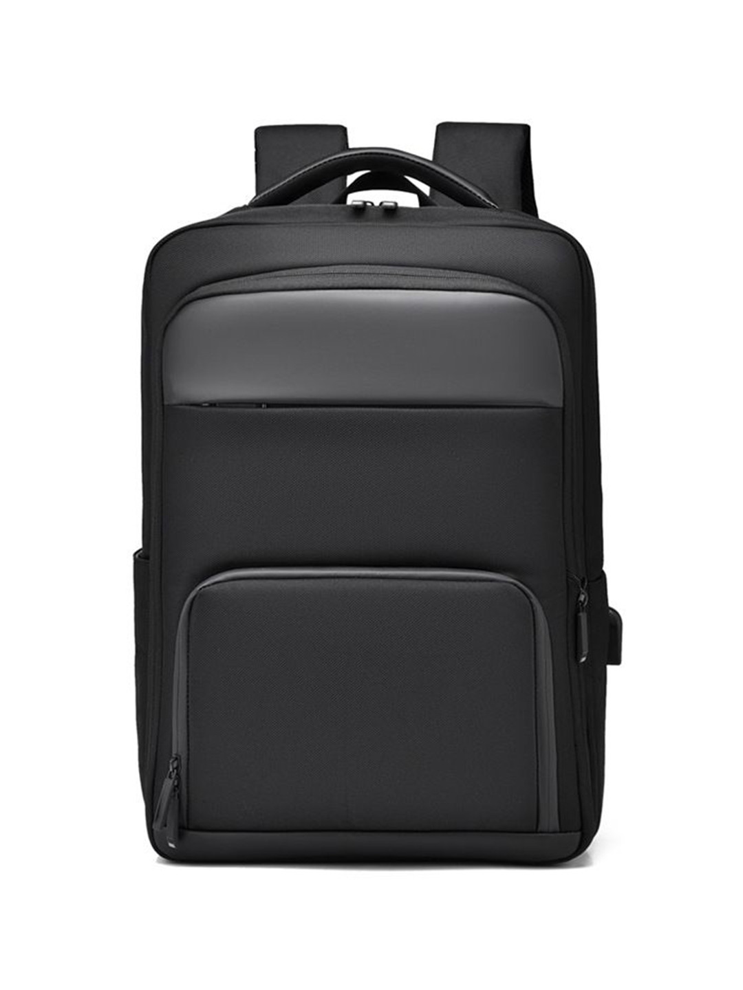 Mast & Harbour Men Small Commuter Backpack with USB Charging Port & 1 Stash Pocket
