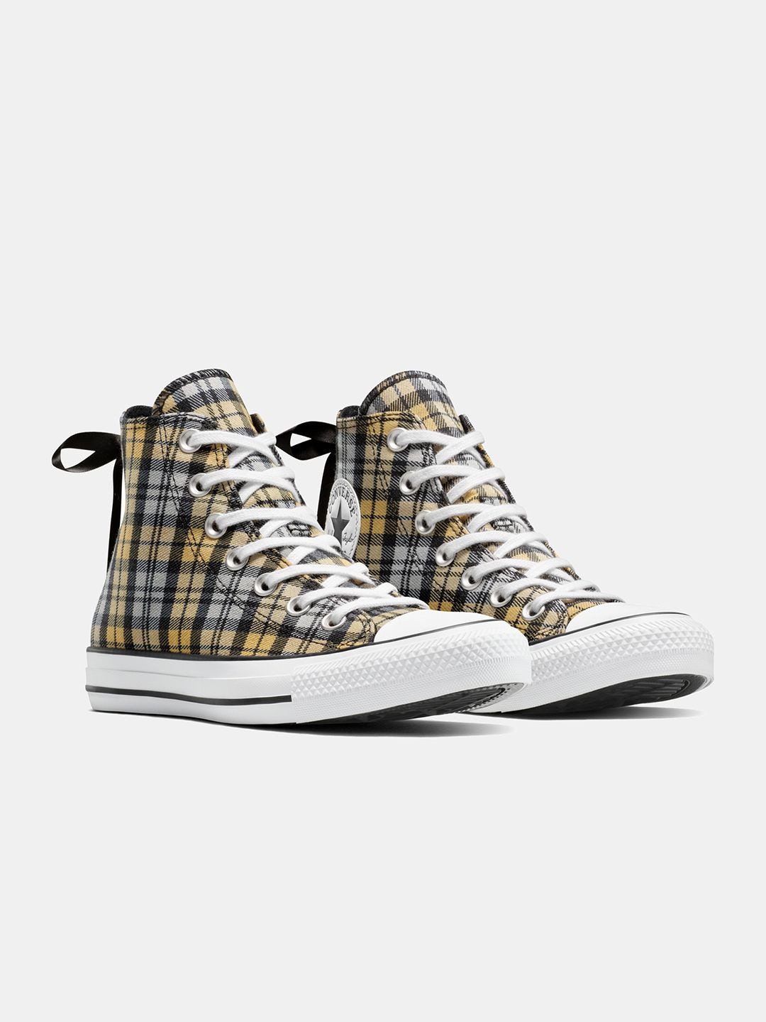 Converse Unisex Printed Chuck Taylor All Star Plaid High Top Sneakers