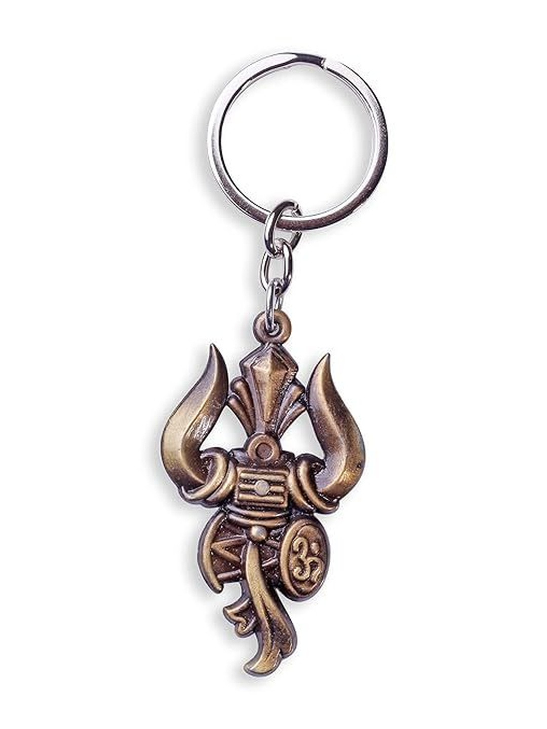 Get Fatang Lord Shiva Trishul Damru Aum Mahakal Mahadev Keychain