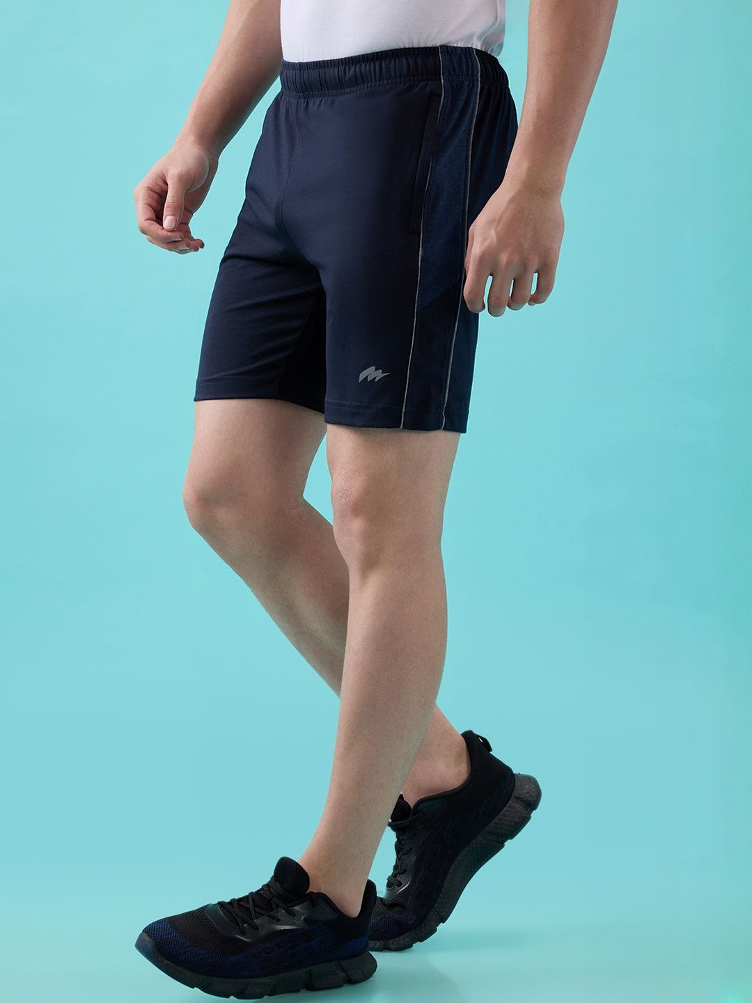 HINT Men Regular Fit Mid-Rise Sports Shorts with Antimicrobial Technology