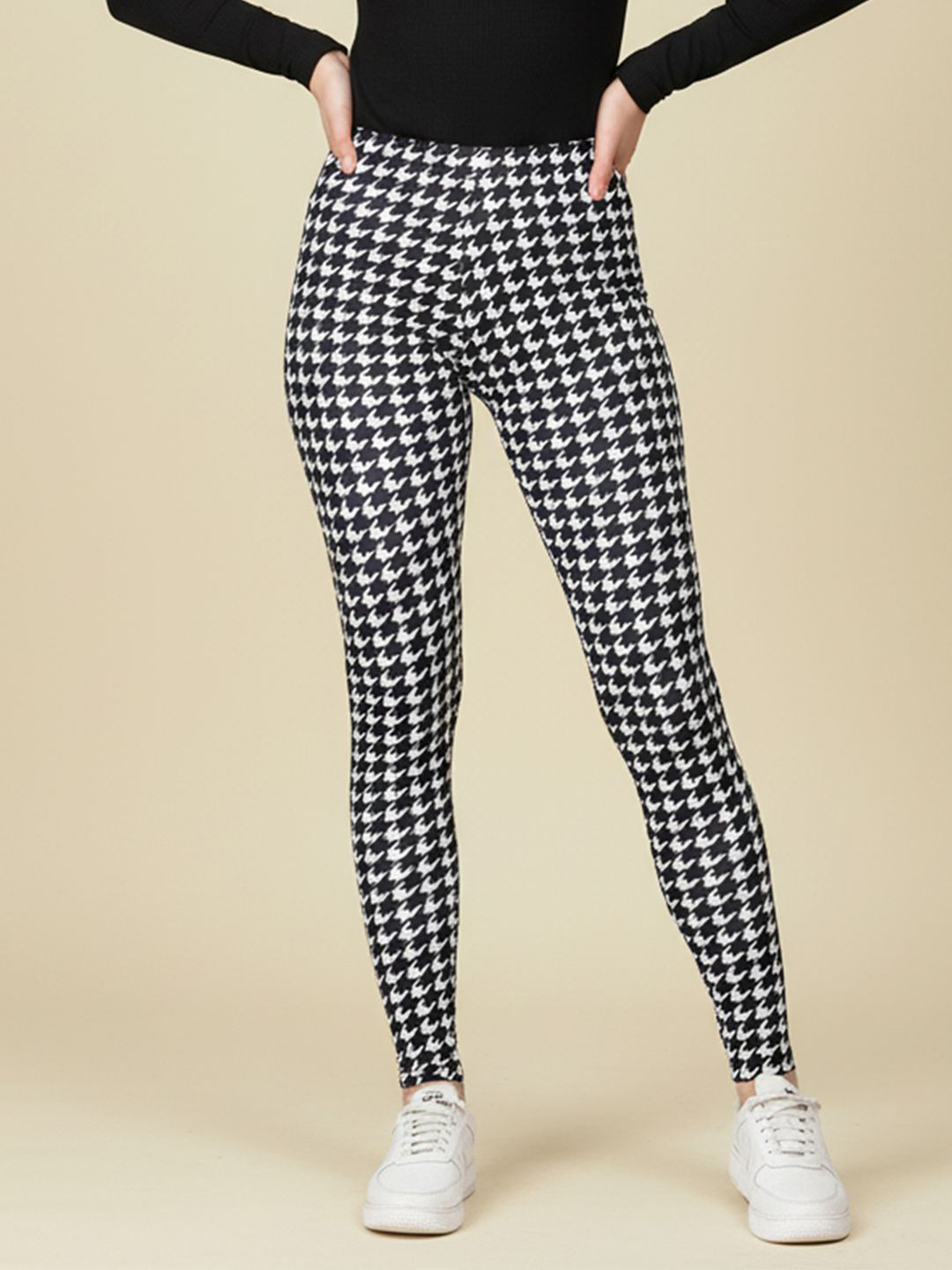 DTR FASHION Women Printed Stretchable Ankle Length Gym Tights