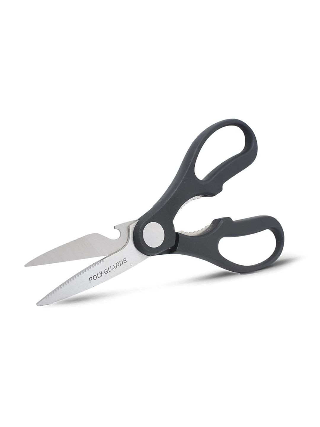 polyguards Unisex Black Multi-Functional Anti-Rust Kitchen Scissors