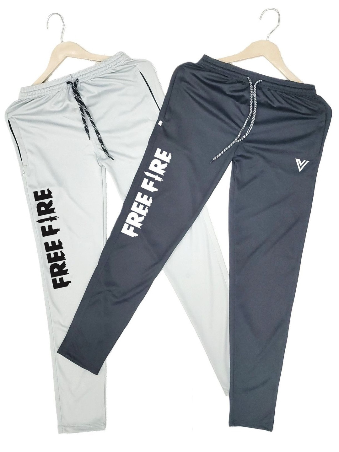 VOUGHT VICK Boys Pack of 2 Printed Mid-Rise Track Pants