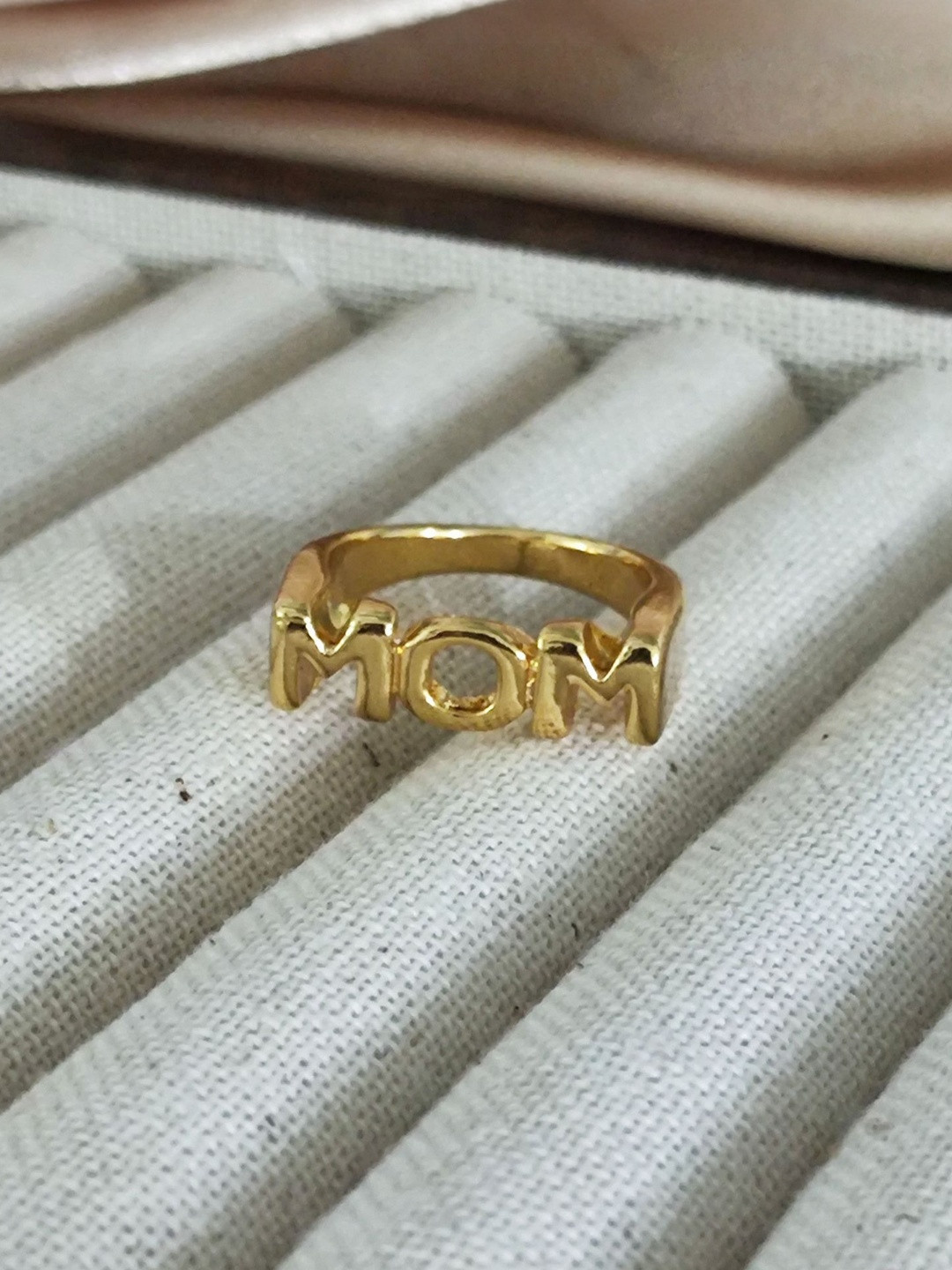 Just Lil Things Women Gold-Toned Finger Ring