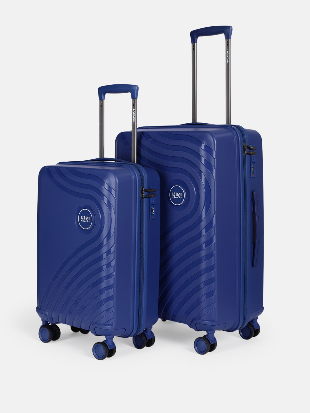 Wildcraft Onyx-TR Set Of 2 Textured Hard Suitcase Trolley Bags- 105L