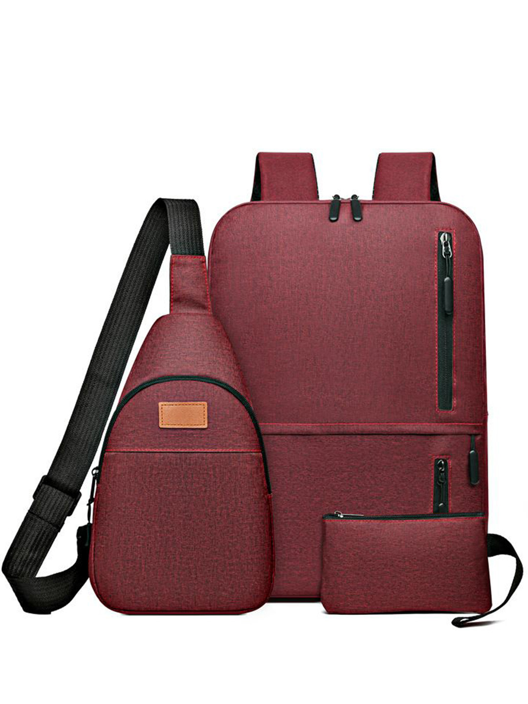 Mast & Harbour Men Medium Backpack with USB Charging Port