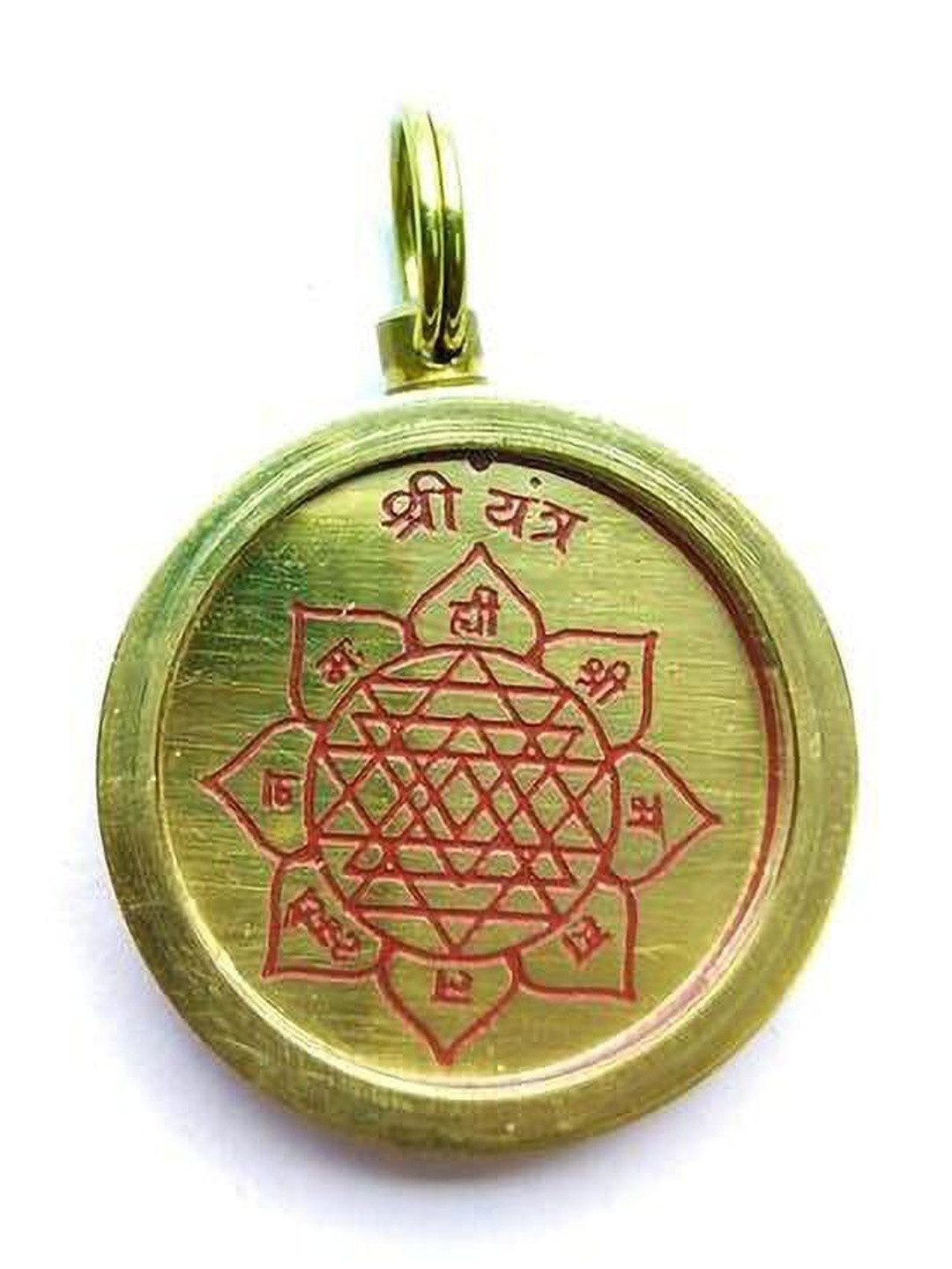 RAVIOUR LIFESTYLE Unisex Circular Shaped Shri Yantra Pendants