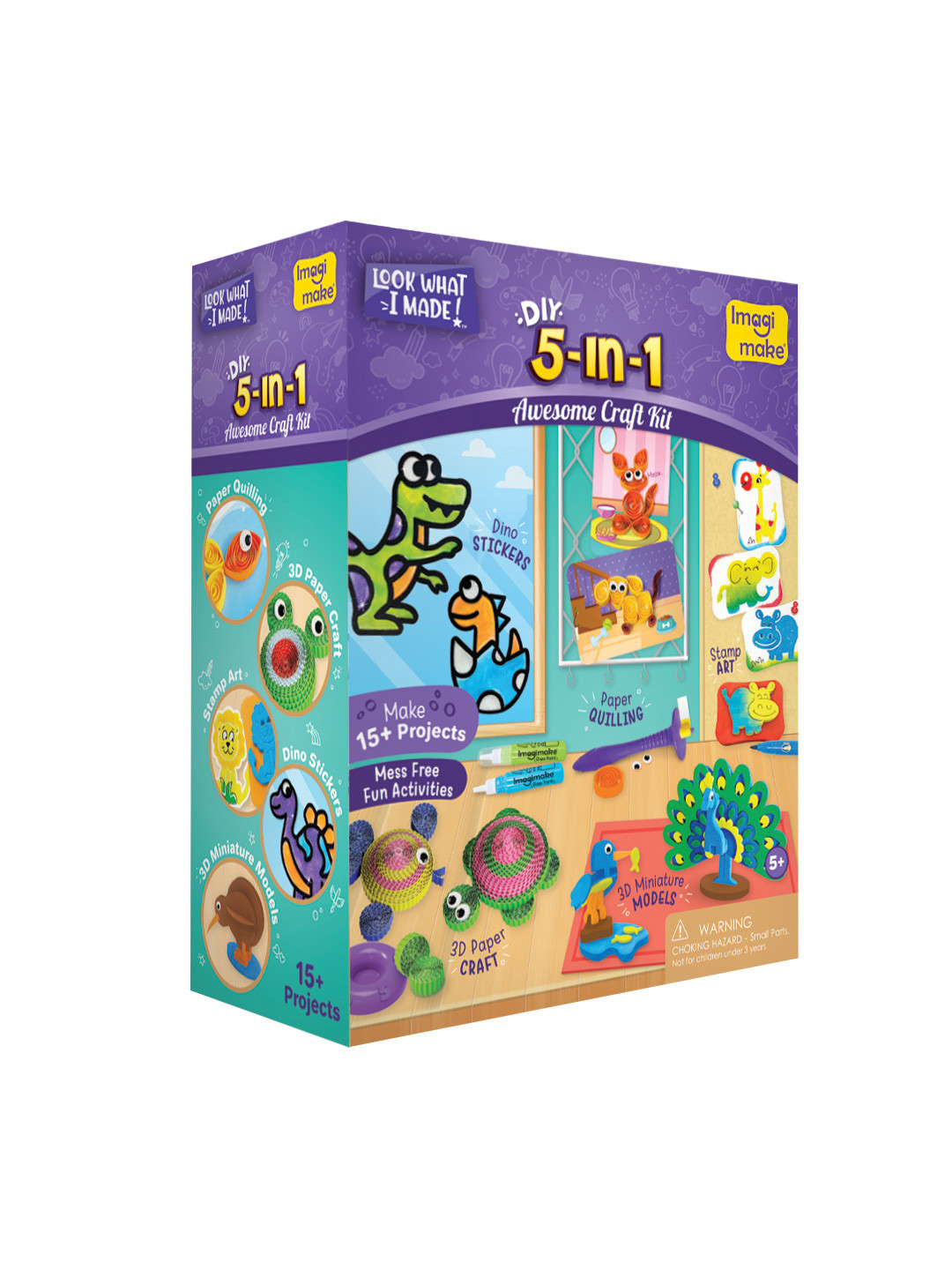 Imagimake Kids Multi-Colored Do-It-Yourself Kit Activity Toys and Games