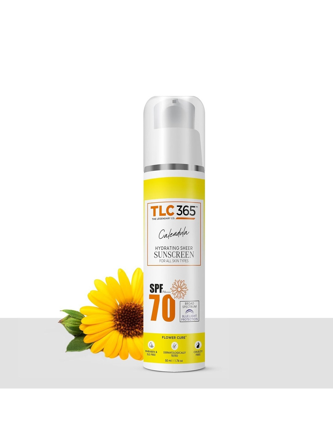 TLC 365 Calendula Hydrating Sheer Sunscreen- 50 ml