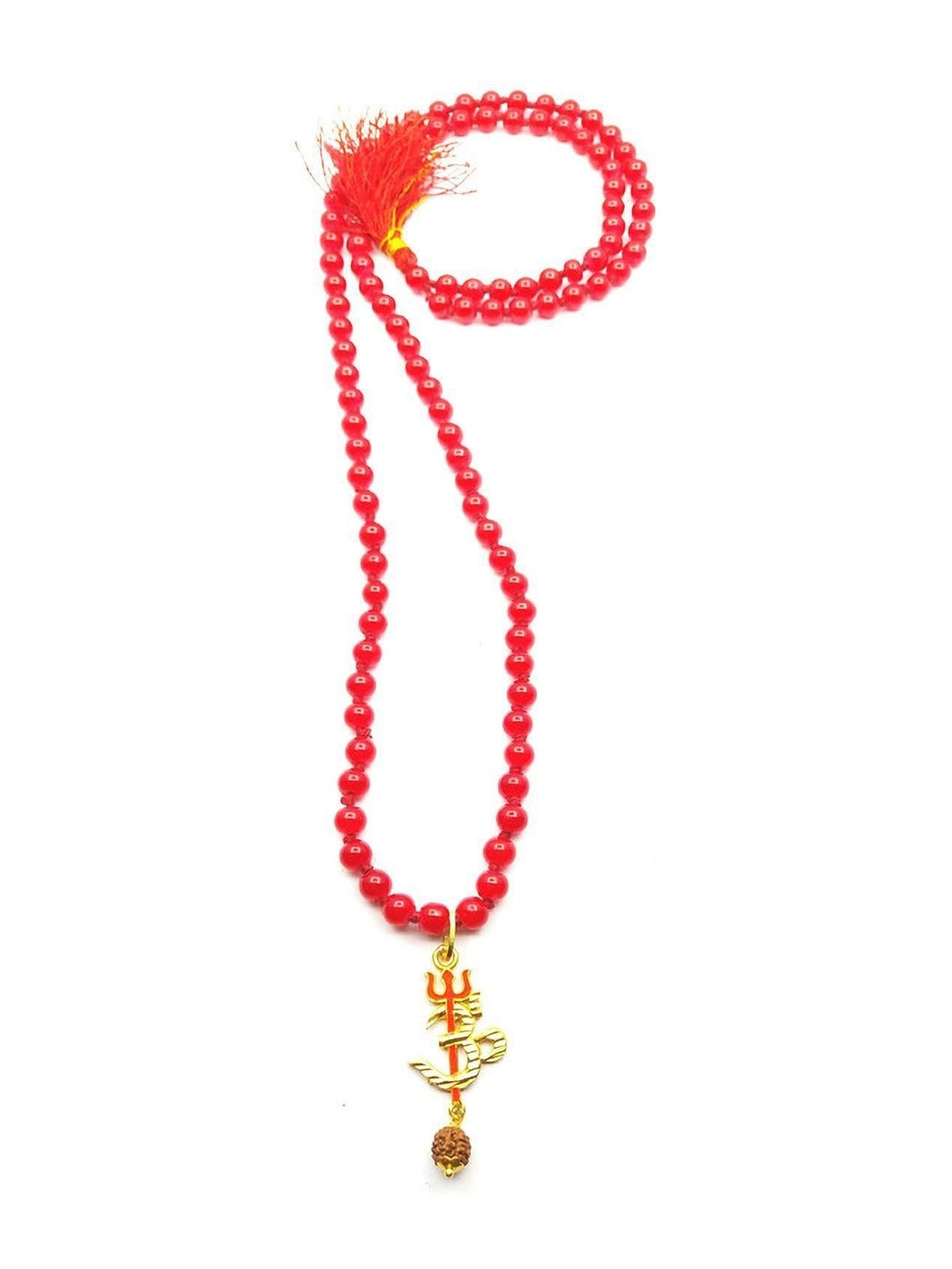 RAVIOUR LIFESTYLE Unisex Pendants with Chains With Rudraksha Pendant With Hakik Agate