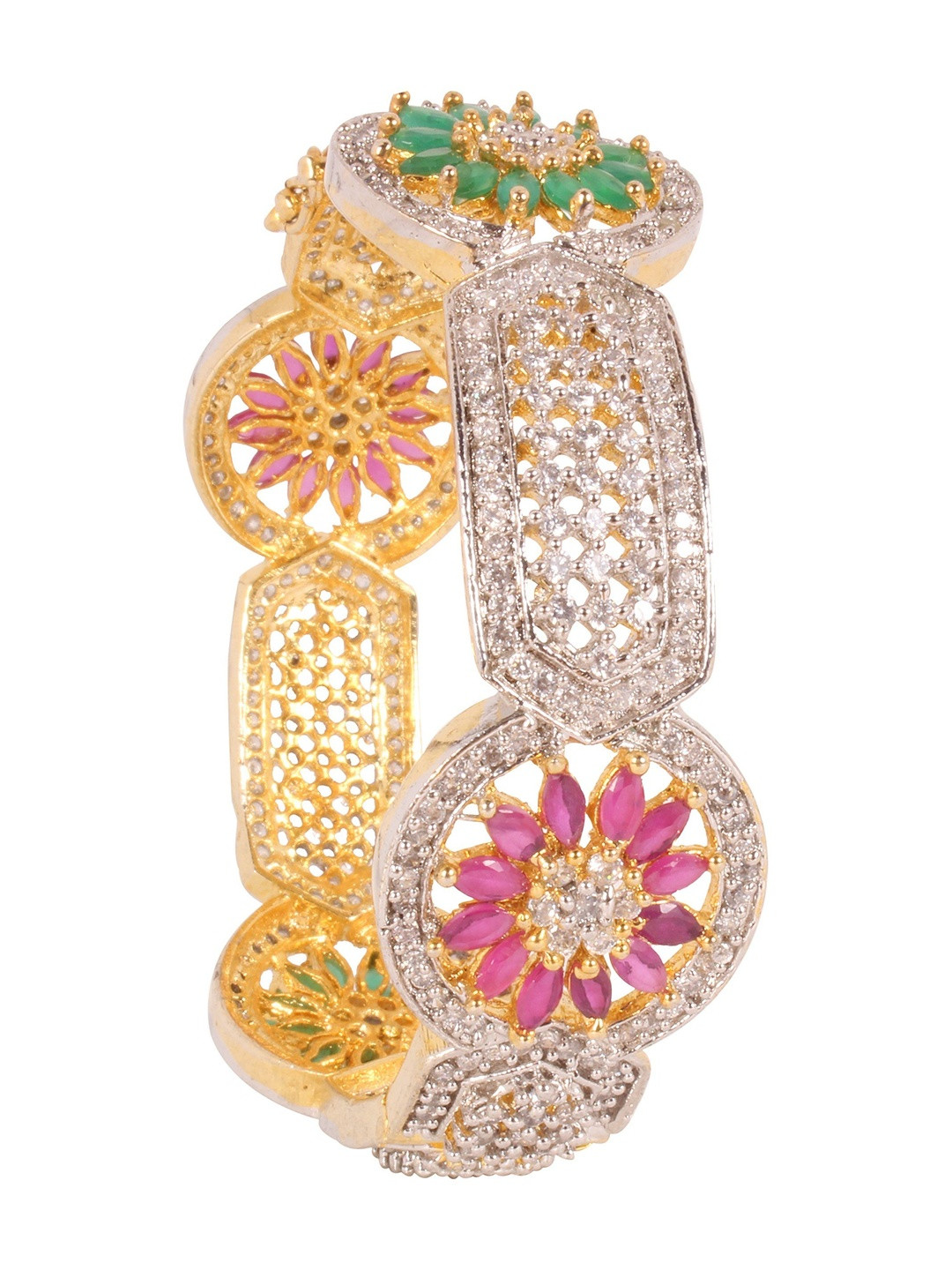 Shiv Jewels Zircon Studded Bangles