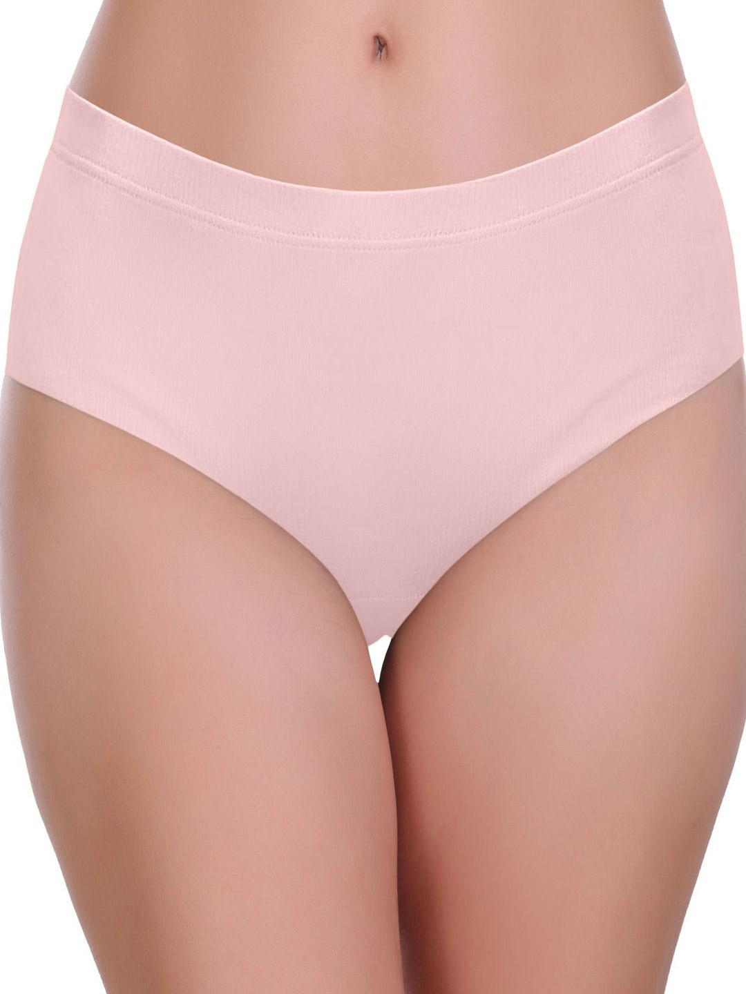 FEATHER LINE Women Pack of 2 Solid Nylon Briefs
