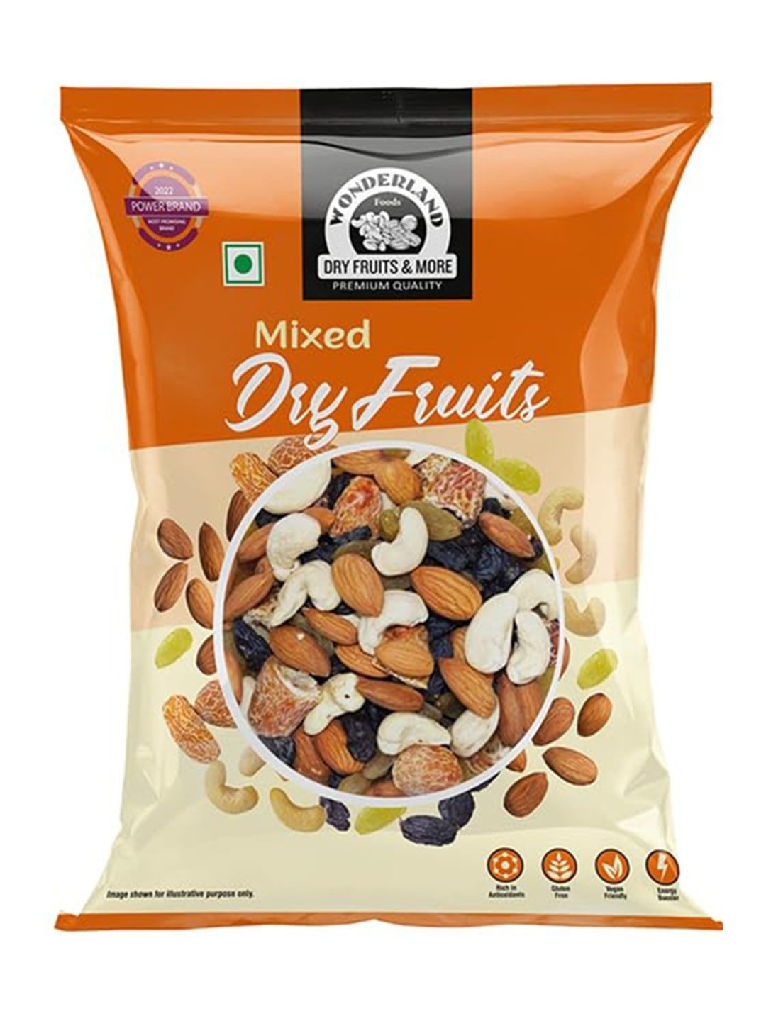 Wonderland Foods Premium Mix Dry Fruits Panchmewa - 500g