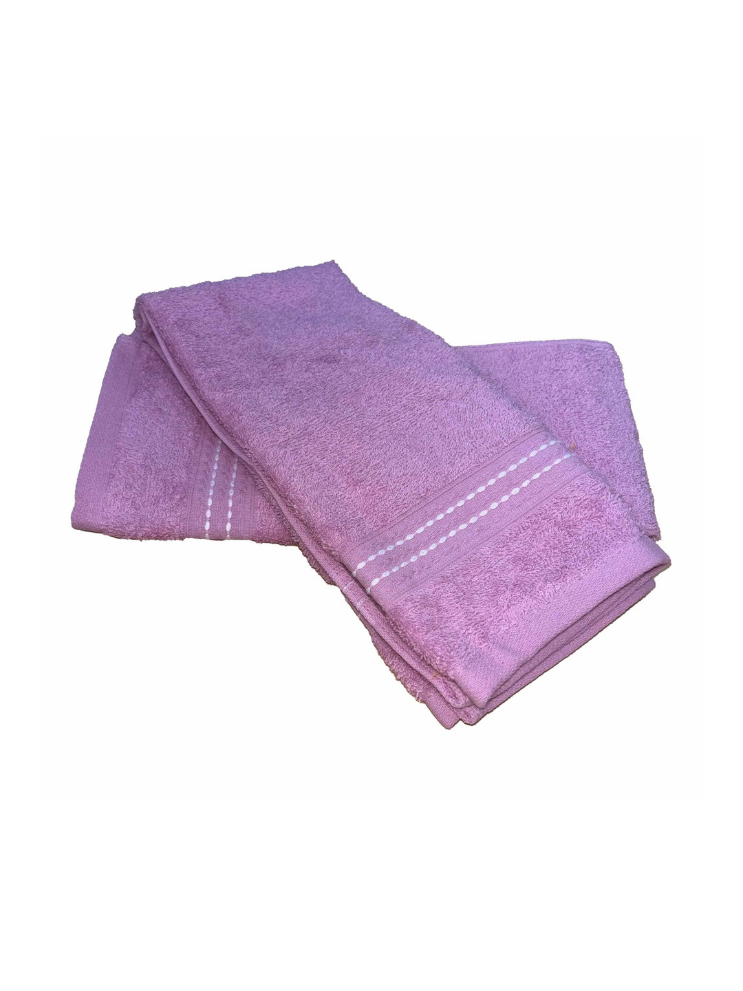 Ackross Voyager Pink 2 Pieces Textured Cotton 350 GSM Hand Towels