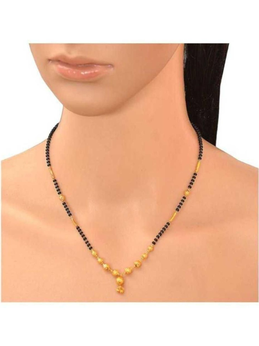 Laksh Enterprise Artificial Beaded Ball Design Mangalsutra