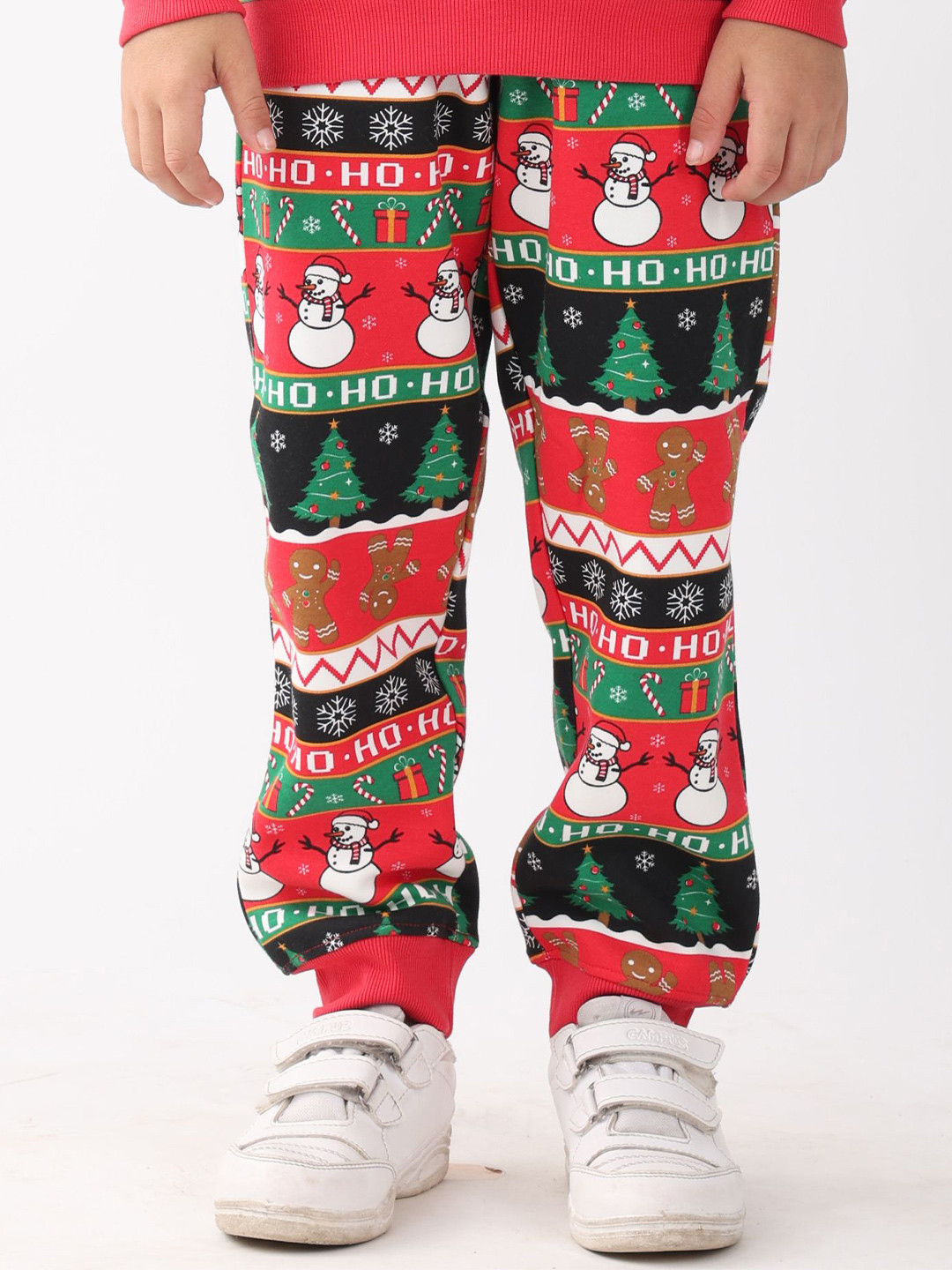 Anthrilo Boys Christmas Printed Joggers