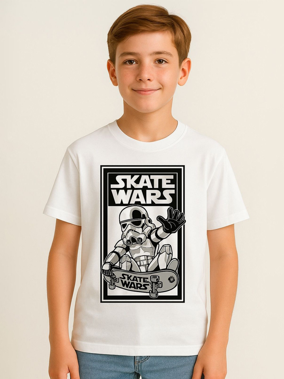 Red Pigeon Boys Typography Printed T-shirt