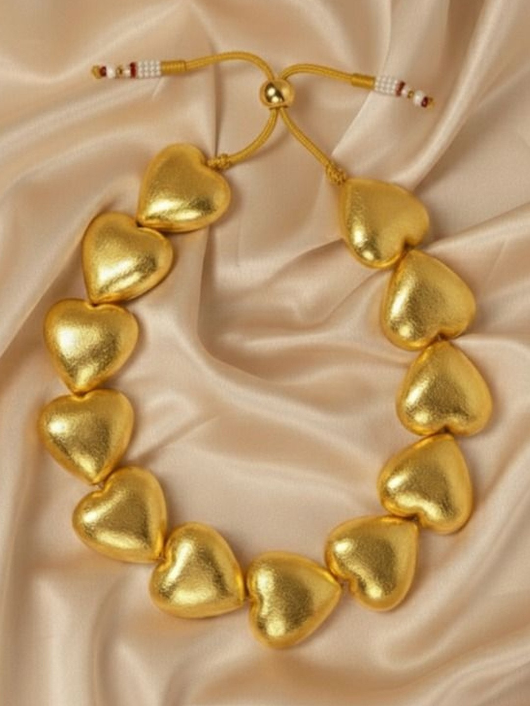 Chic Laddies Gold-Plated Choker Statement Necklace